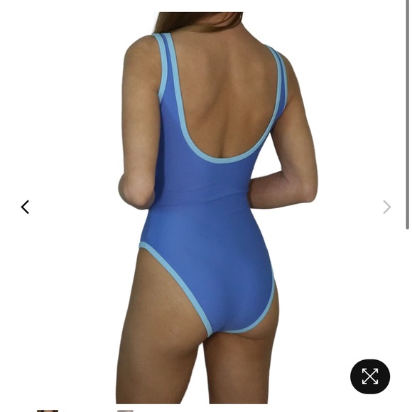 Never worn 90s style one piece swim suit!